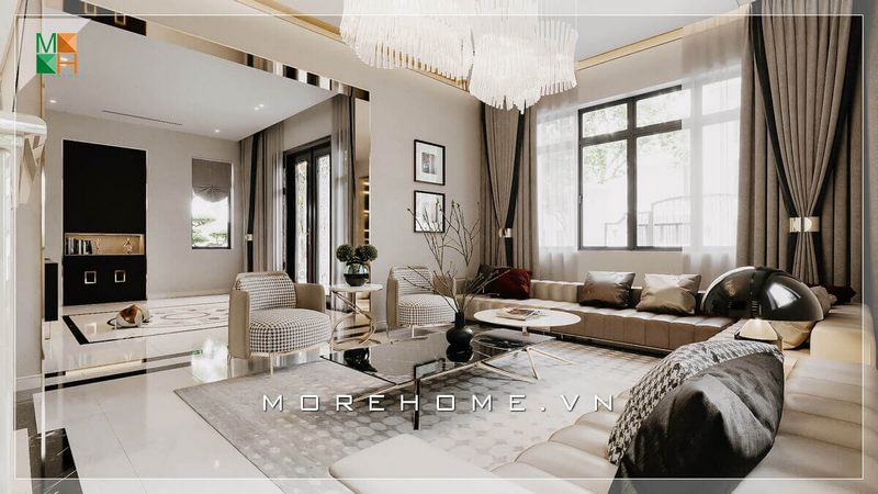 Mẫu sofa phòng khách có chất lượng cao và cung cấp nhiều tiện ích.